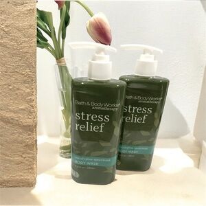 (2 PACK) BODY WASH BBW STRESS RELIEF 285 ml/9.6fl. oz